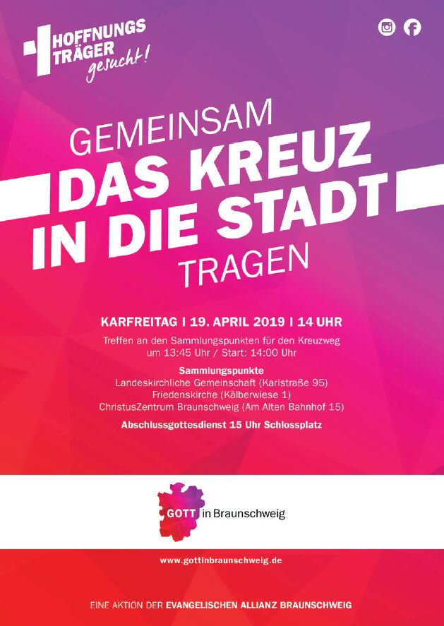 Karfreitag: Das Kreuz in die Stadt tragen