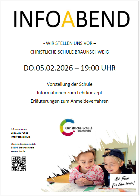 Info-Abend an der Christlichen Schule BS
