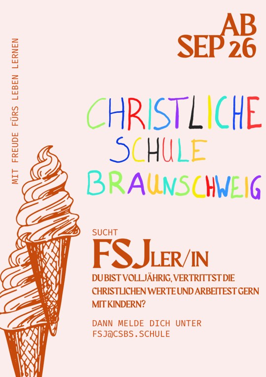 Christliche Schule sucht FSJ´ler