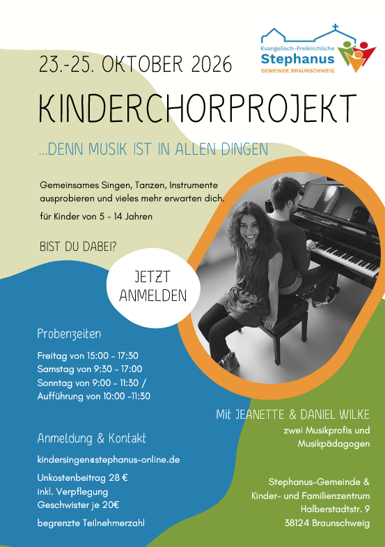 Kinderchorprojekt in der Stephanus-Gemeinde