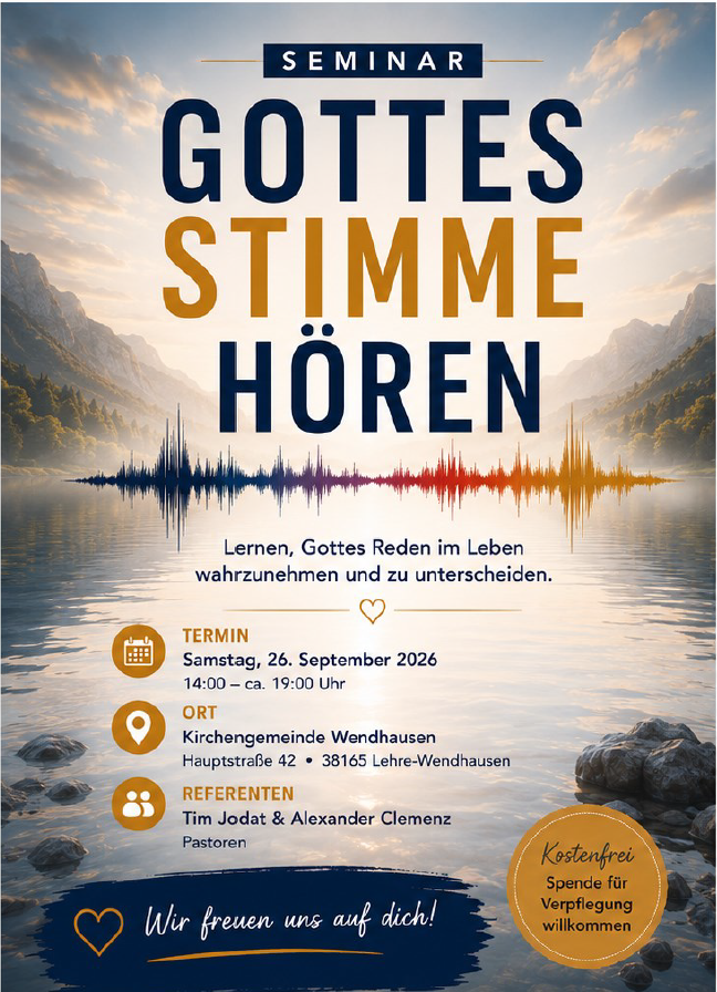 Seminar “Gottes Stimme hören!